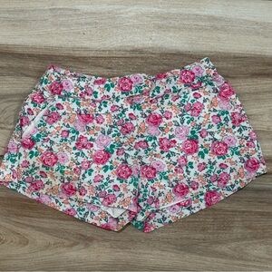 Jacadi Kids' Floral Shorts in Pink and Green